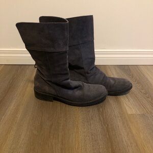 Fiorentini + Baker Dark Gray Women's Suede Boots